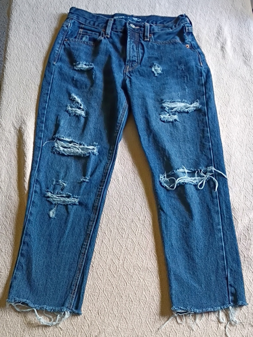 Old Navy Blue Denim Slouch Jeans